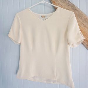 100% silk Talbots blouse